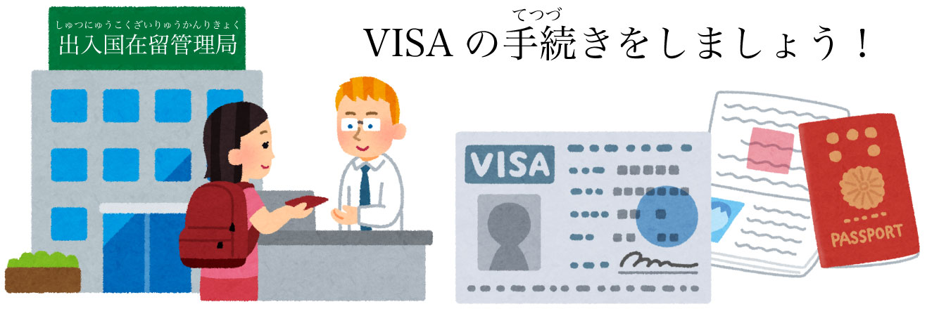visaを取ろう！
